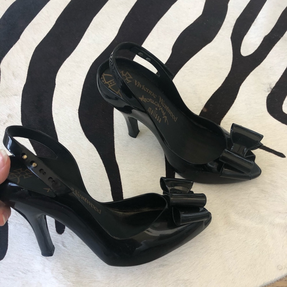 COPY - Vivienne Westwood Black Heels with Bow 7.5